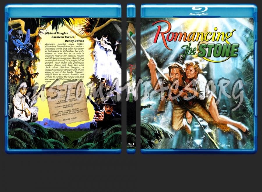 Romancing the Stone blu-ray cover