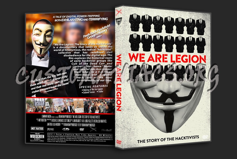 We Are Legion: The Story of the Hacktivists dvd cover