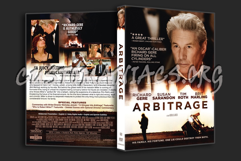 Arbitrage dvd cover