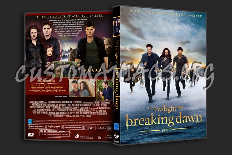 The Twilight Saga: Breaking Dawn - Part 2 dvd cover