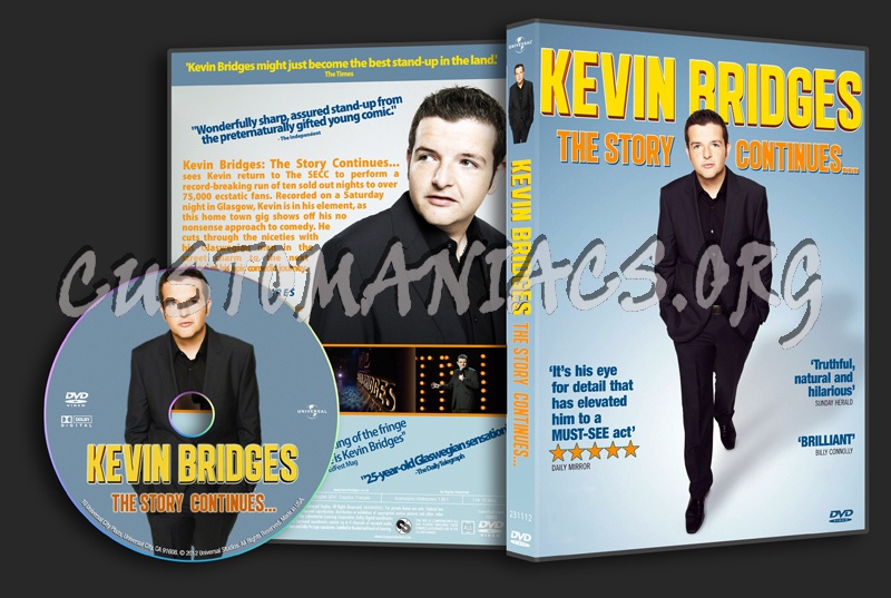 Kevin Bridges The Story Continues dvd cover