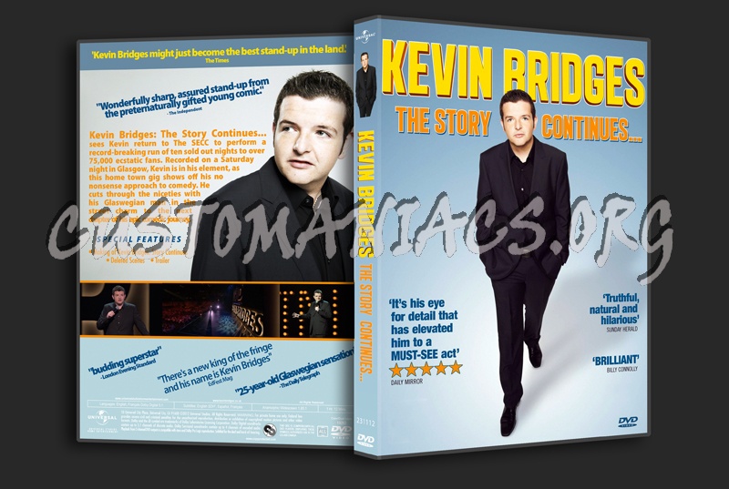 Kevin Bridges The Story Continues dvd cover