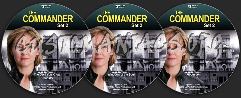 The Commander - Set 2 dvd label