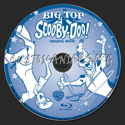 Big Top Scooby-Doo! blu-ray label