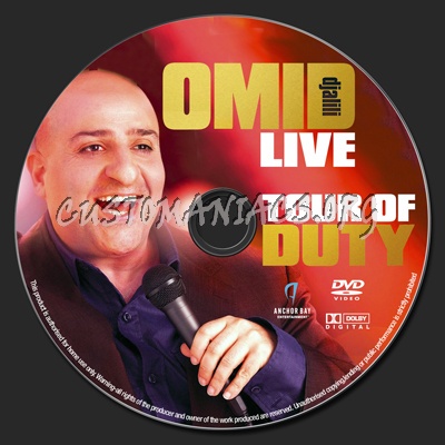 Omid Djalili: Tour Of Duty dvd label