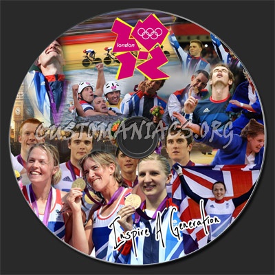 London 2012 Olympics dvd label