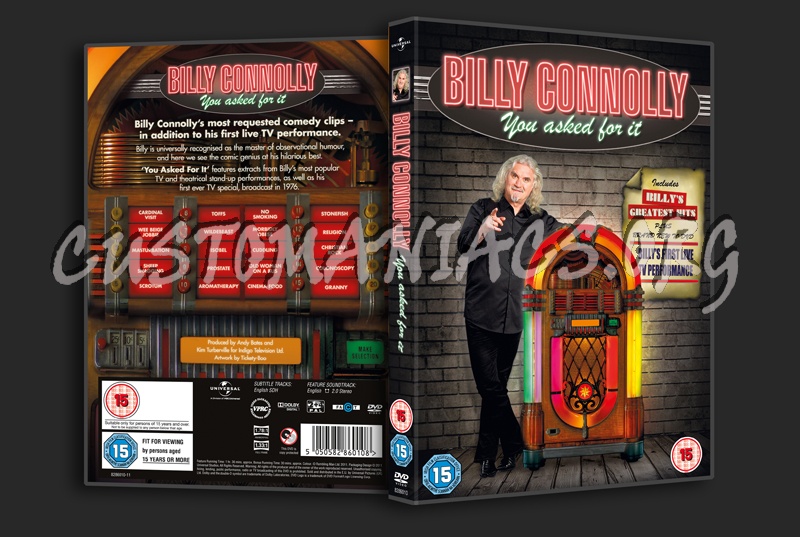 Billy Connolly You Asked For It dvd cover