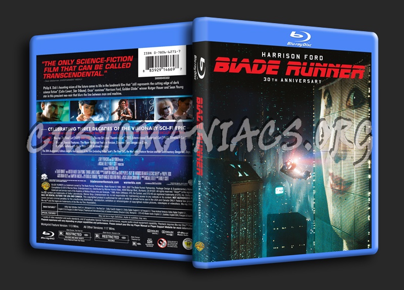 Blade Runner blu-ray cover