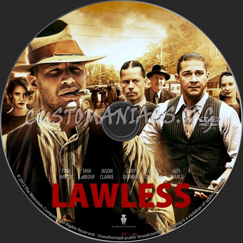 Lawless dvd label