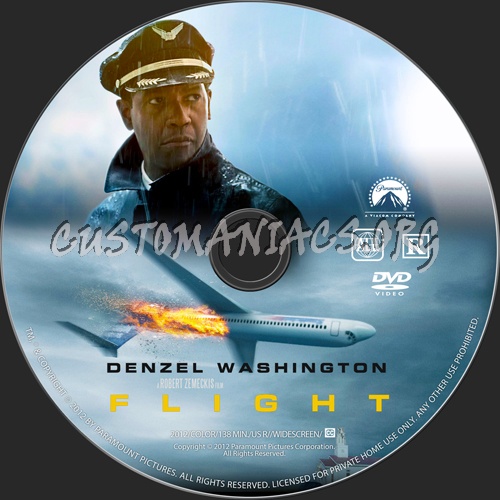 Flight dvd label