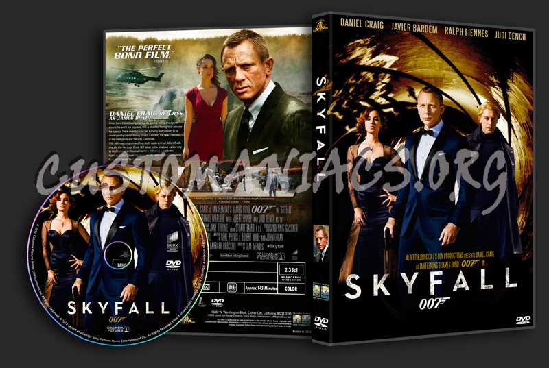 Skyfall dvd cover