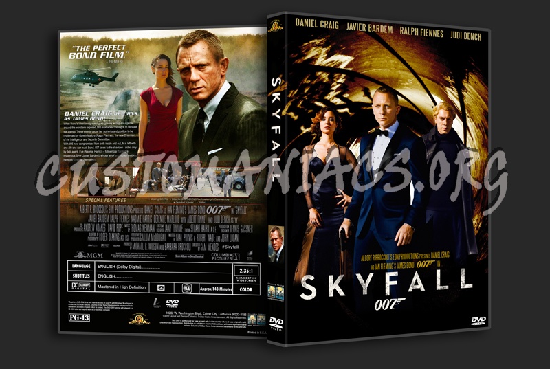 Skyfall dvd cover