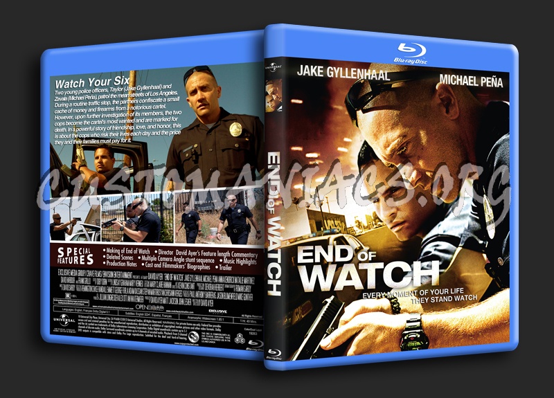 End of Watch blu-ray cover