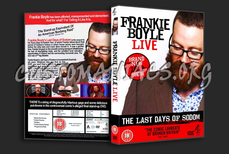 Frankie Boyle Live The Last Days of Sodom dvd cover