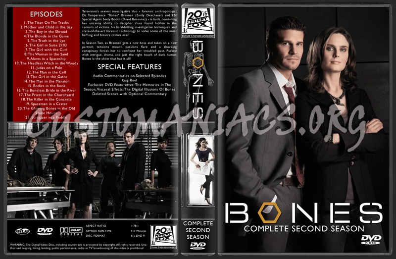 Bones TV Collection dvd cover