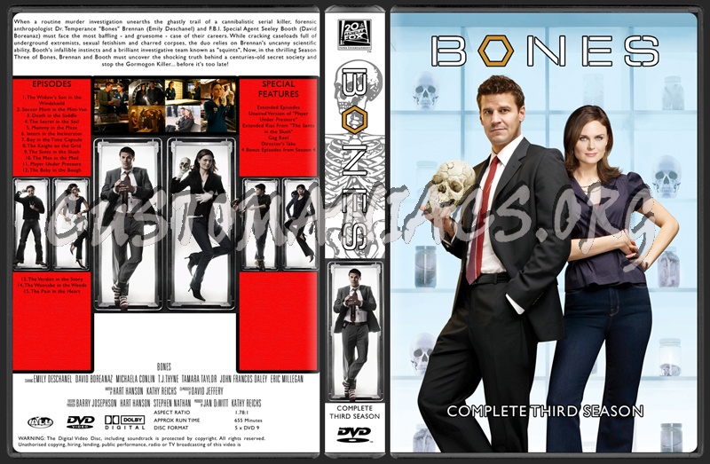 Bones - Tv Collection dvd cover