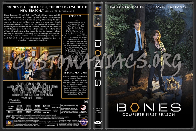 Bones - TV Collection dvd cover