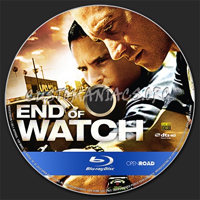 End of Watch blu-ray label