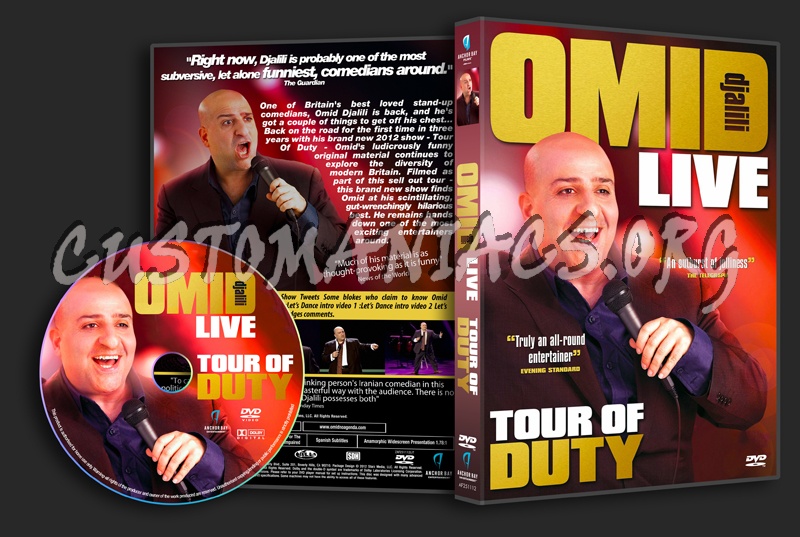 Omid Djalili: Tour Of Duty dvd cover