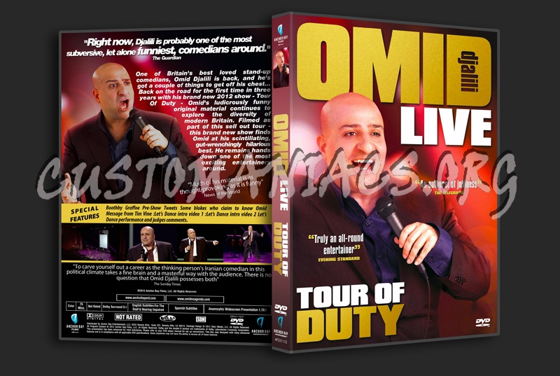 Omid Djalili: Tour Of Duty dvd cover