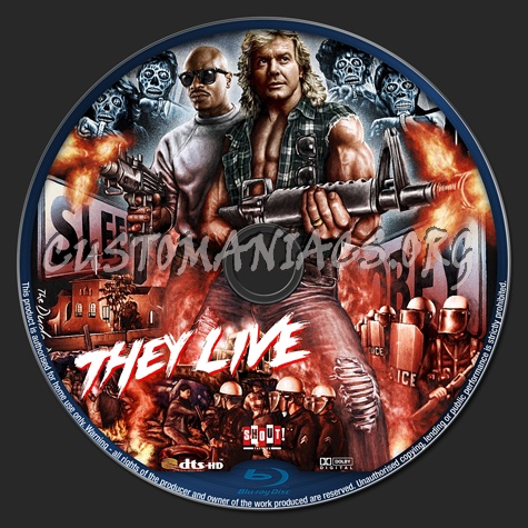 They Live blu-ray label