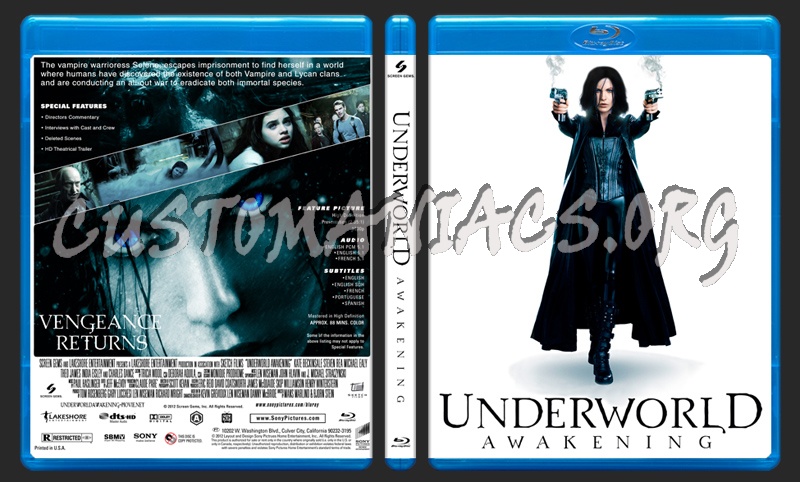 Underworld - Awakening blu-ray cover