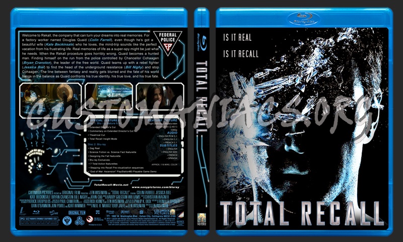 Total Recall blu-ray cover