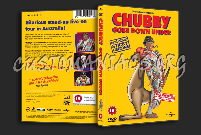 Chubby Goes Down Under dvd cover