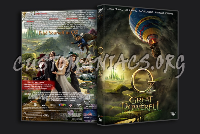 Oz The Great And Powerful dvd cover