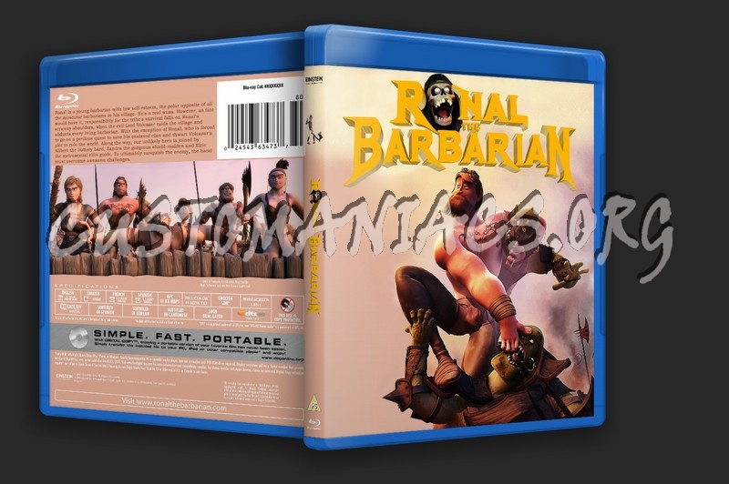 Ronal the Barbarian blu-ray cover