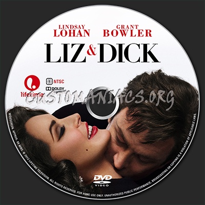 Liz & Dick dvd label