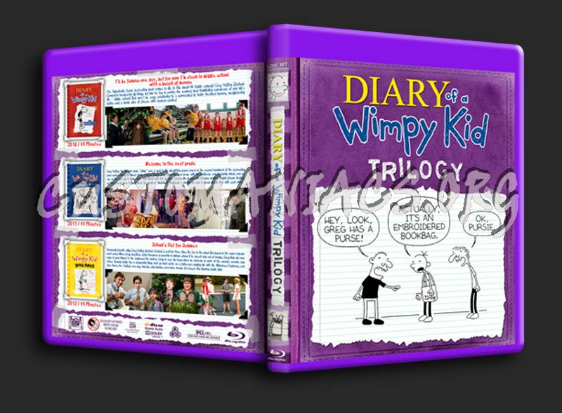 Diary of a Wimpy Kid Trilogy blu-ray cover