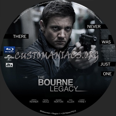 The Bourne Legacy dvd label