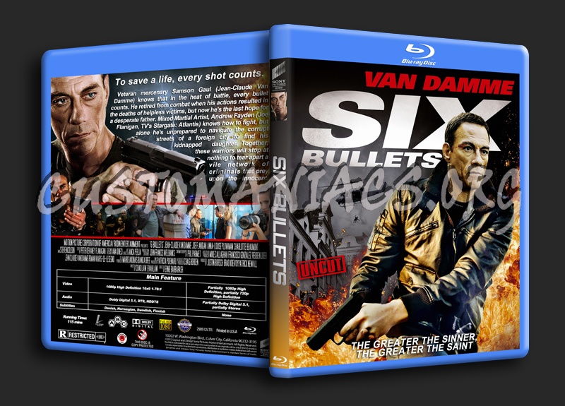 6 Bullets blu-ray cover