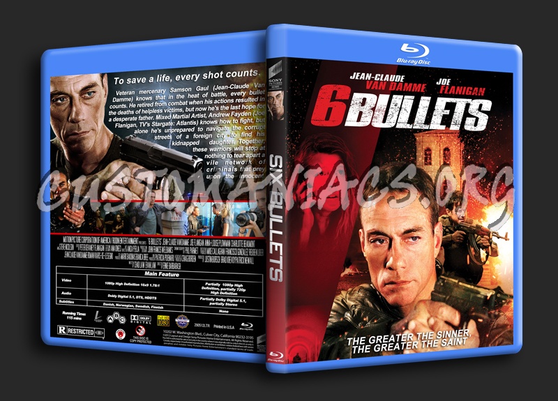 6 Bullets blu-ray cover