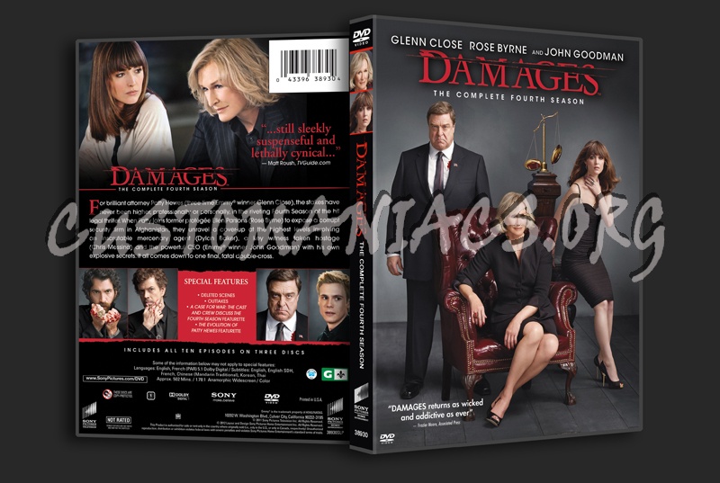 Damages Season 4 dvd cover