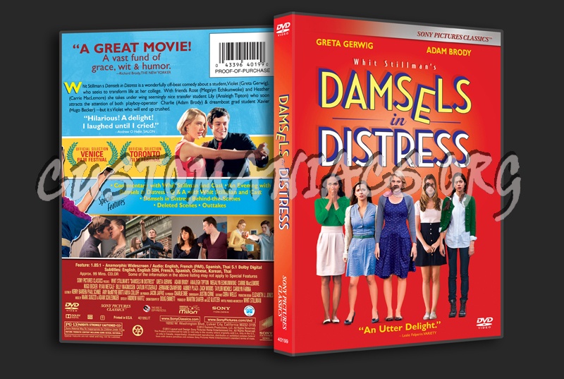 Damsels in Distress dvd cover