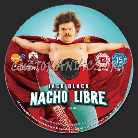 Nacho Libre blu-ray label