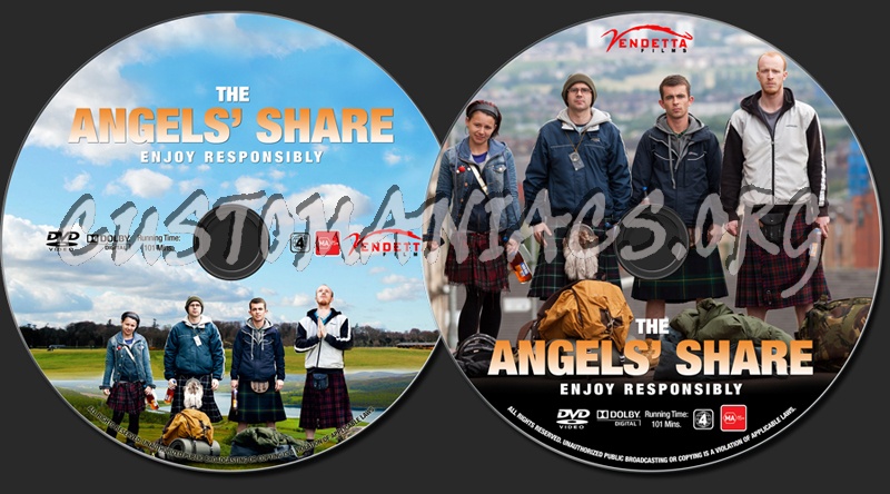 The Angels' Share dvd label