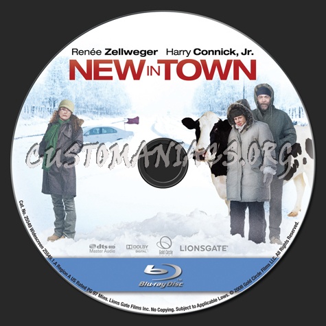 New In Town blu-ray label