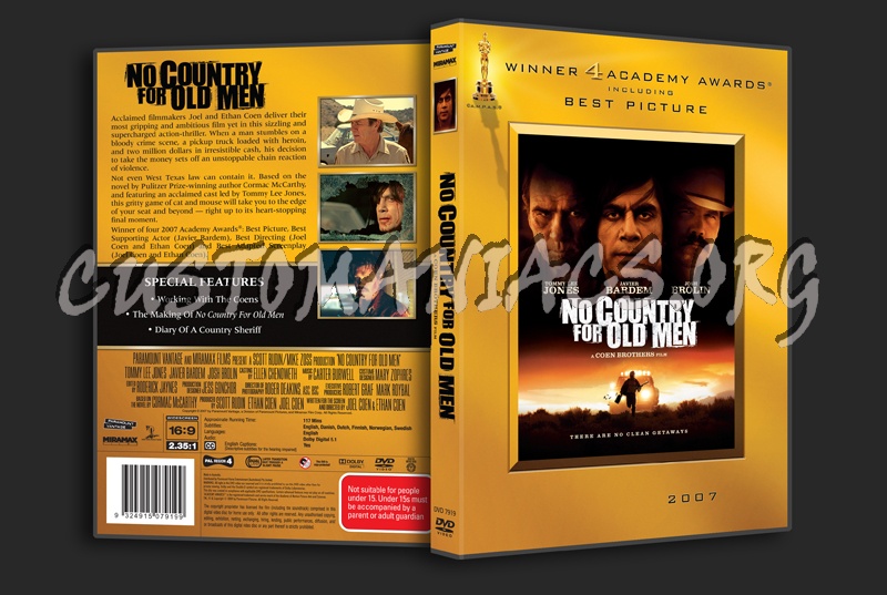 No Country for Old Men dvd cover