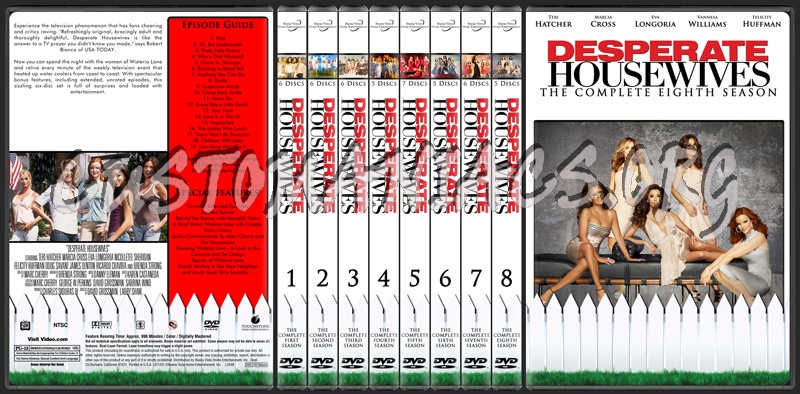 Desperate Housewives Tv Collection dvd cover