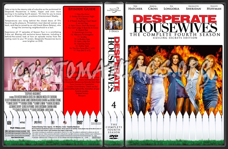 Desperate Housewives Tv Collection dvd cover