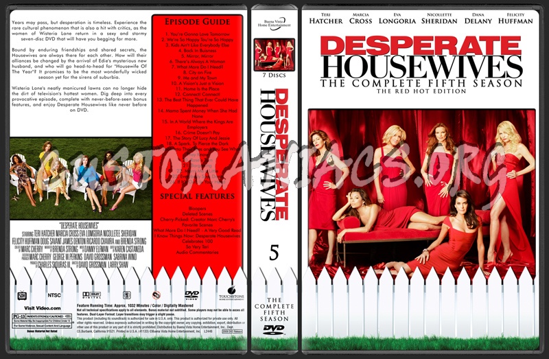 Desperate Housewives Tv Collection dvd cover