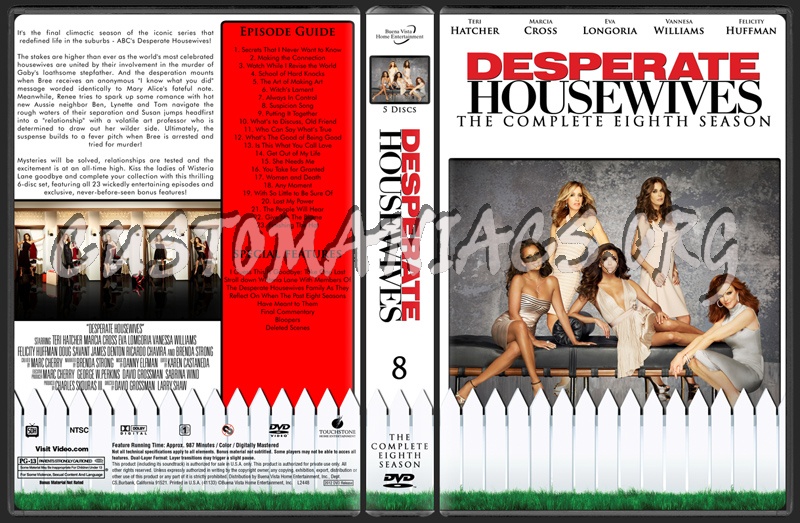 Desperate Housewives Tv Collection dvd cover