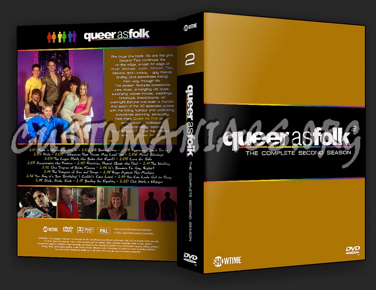 Queer As Folk US - Complete Collection dvd cover - DVD Covers