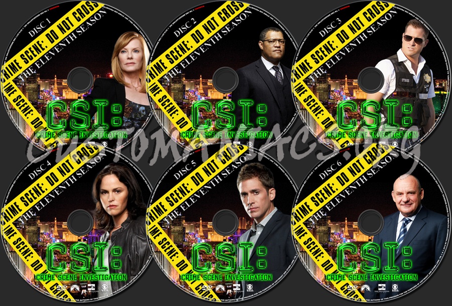 CSI: Season 11 dvd label