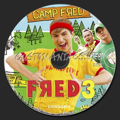 Fred 3: Camp Fred dvd label