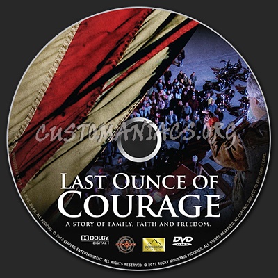 Last Ounce of Courage dvd label