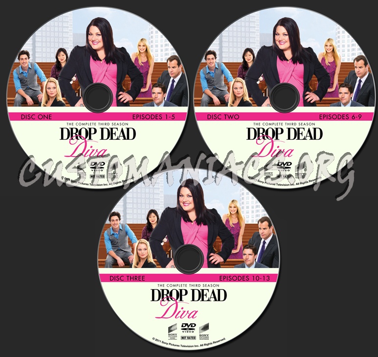 Drop Dead Diva Season 3 dvd label